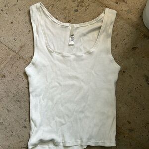 Skims ribbed tank top. Worn once for a photo shoot